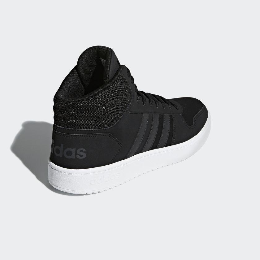 Кроссовки Adidas HOOPS 2.0 MID ЧЕРНЫЕ - фото 6 - id-p84778426