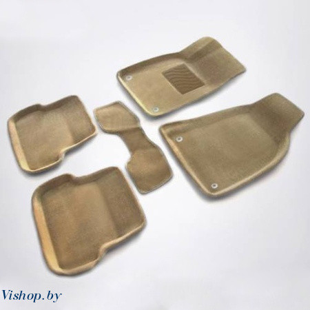 Коврики салона 3D AUDI Q7 II Бежевый