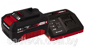 Einhell 4512041 Зарядное устройство+аккумулятор Li-Ion 3 Ач, 60 мин- 3Ач 130 мин 5,2Ач аккумуляторов PXC