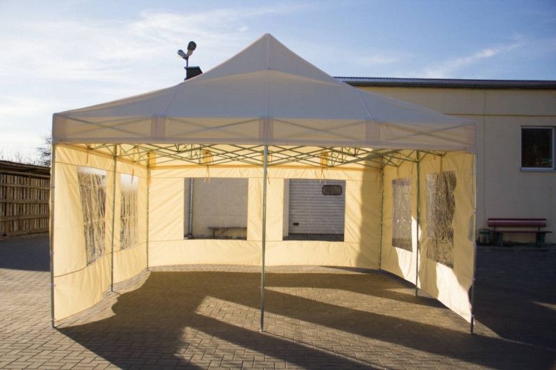 Палатка-шатер ,трансформер размер 5х5 м (цвет любой) - фото 1 - id-p84791372