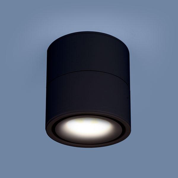 Накладной потолочный светодиодный светильник 3100 DLR031 15W 4200K черный матовый - фото 2 - id-p84796364