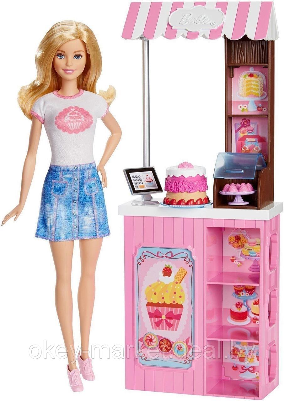 Игровой набор Barbie Кондитерская на колесах DMC35 - фото 1 - id-p71018059