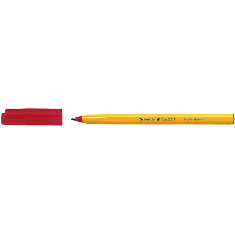 Ручка шариковая SCHNEIDER Tops 505 F красная (цена с НДС) - фото 1 - id-p84798184