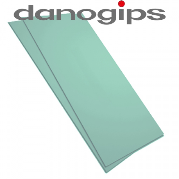 Гипсовые плиты Danogips (KNAUF) ГКЛВ 12,5 мм 1200х2500 мм влагостойкий стеновой - фото 1 - id-p84826504