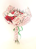 Букет из конфет "Надежда" (бело-красный), фото 3
