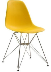 Стул EAMES METAL желтый