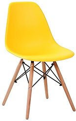 Стул EAMES WOOD желтый