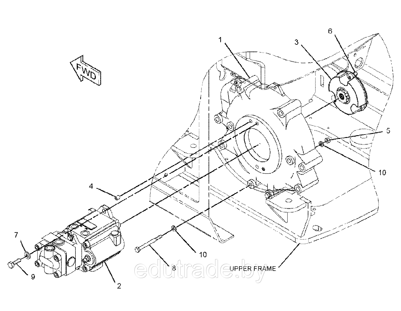  241-7971 насос гидравлический САТ