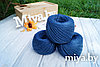 Слонимская пряжа (в две нити) цвет 150 меланж джинс 30 шерсть, 70 ПАН, фото 2