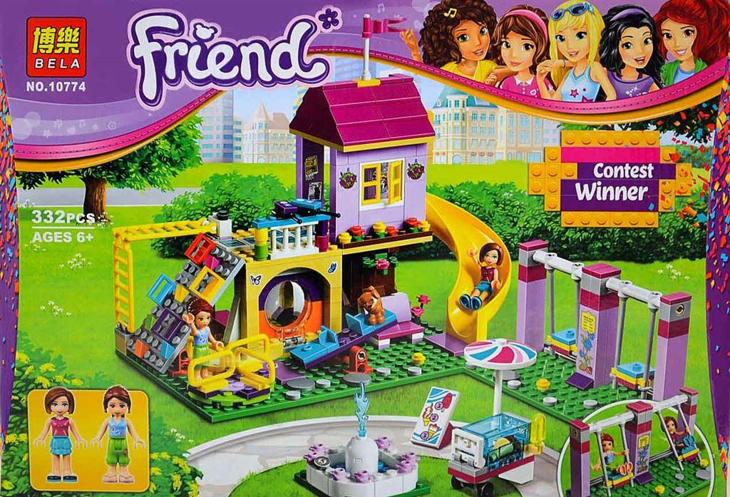 Конструктор Bela 10774 Friend Френдс Игровая площадка Хартлейк Сити (аналог Lego Friends 41325) 332 д