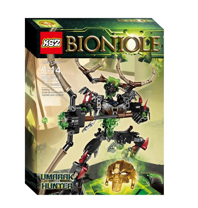 Конструктор Bionicle Охотник Умарак 611-3, аналог Лего (LEGO) Бионикл 71310