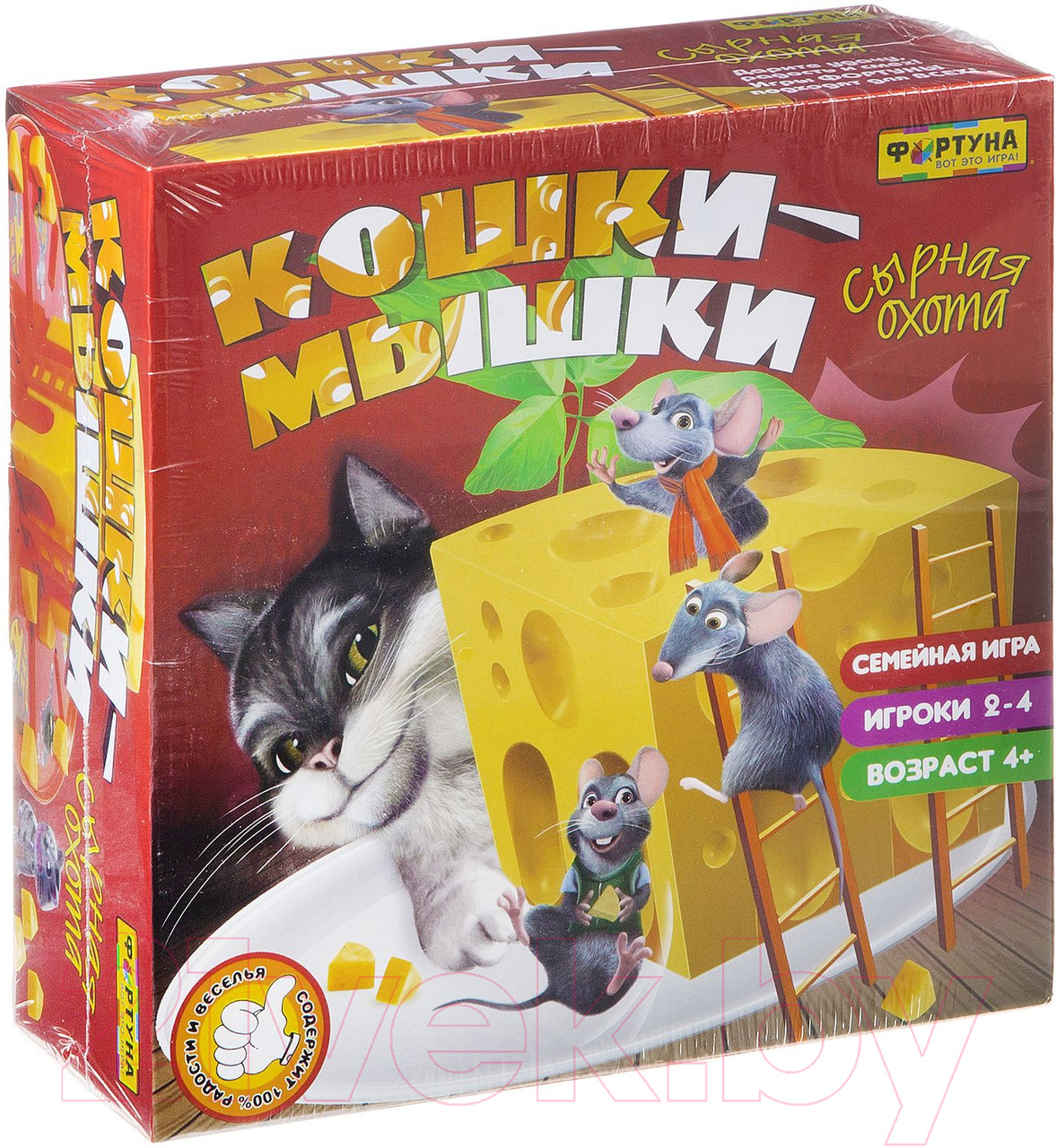 Настольная игра Bondibon Кошки-мышки. Сырная погоня (Ф51238) - фото 1 - id-p84917021