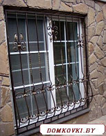Ковка на окно, металлическая решетка модель9