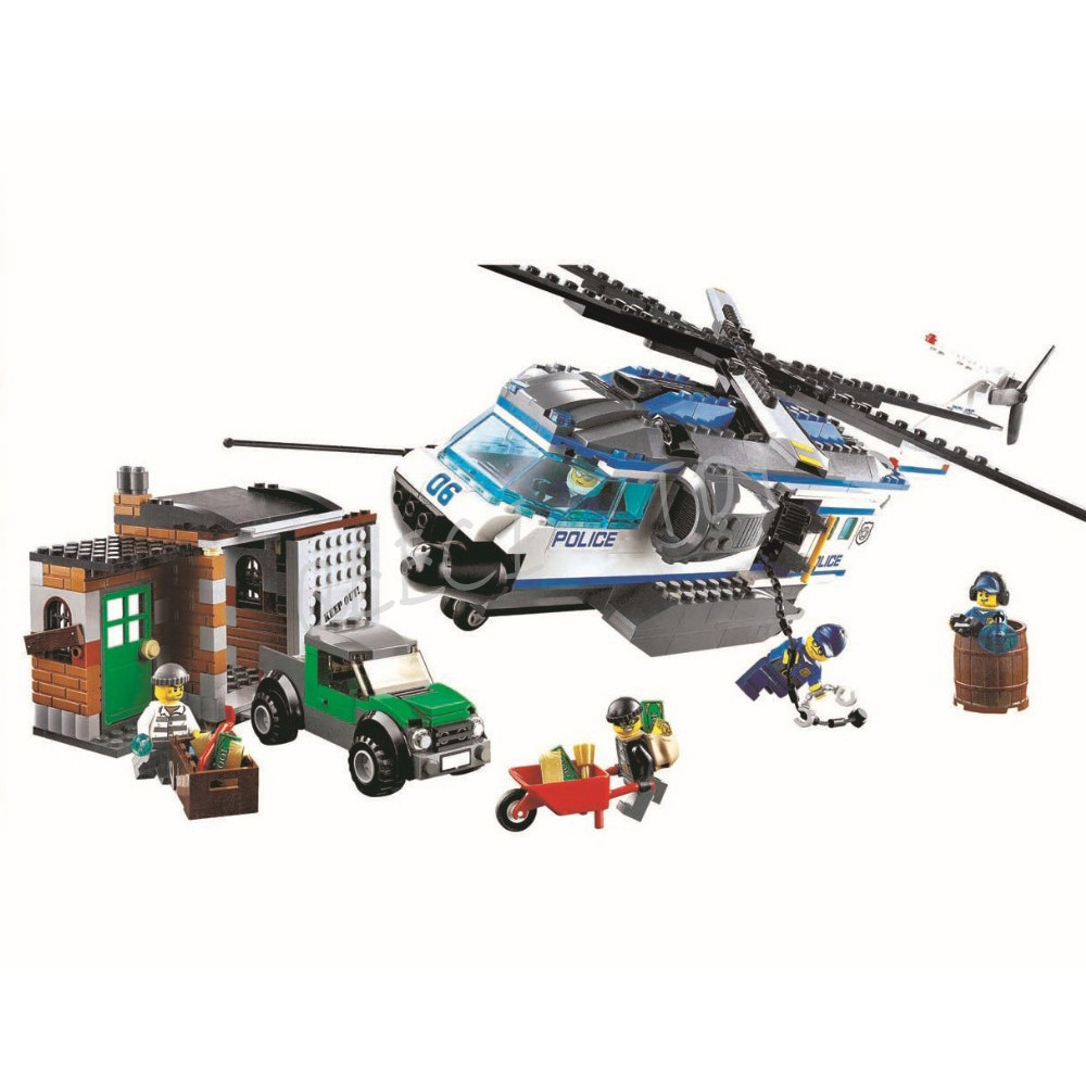 Конструктор 10423 Bela Вертолет наблюдения 528 деталей аналог LEGO City (Лего Сити) 60046 - фото 4 - id-p84980641