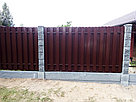 Забор из металлоштакетника под ключ, фото 3