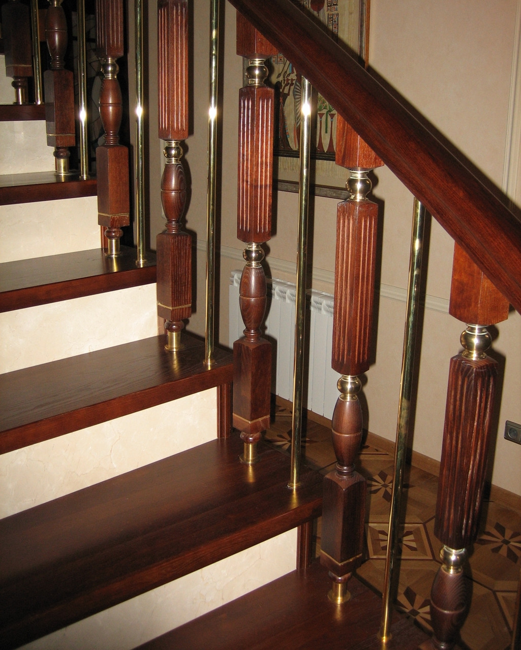 Лестницы для деревянного дома - фото 4 - id-p84990476