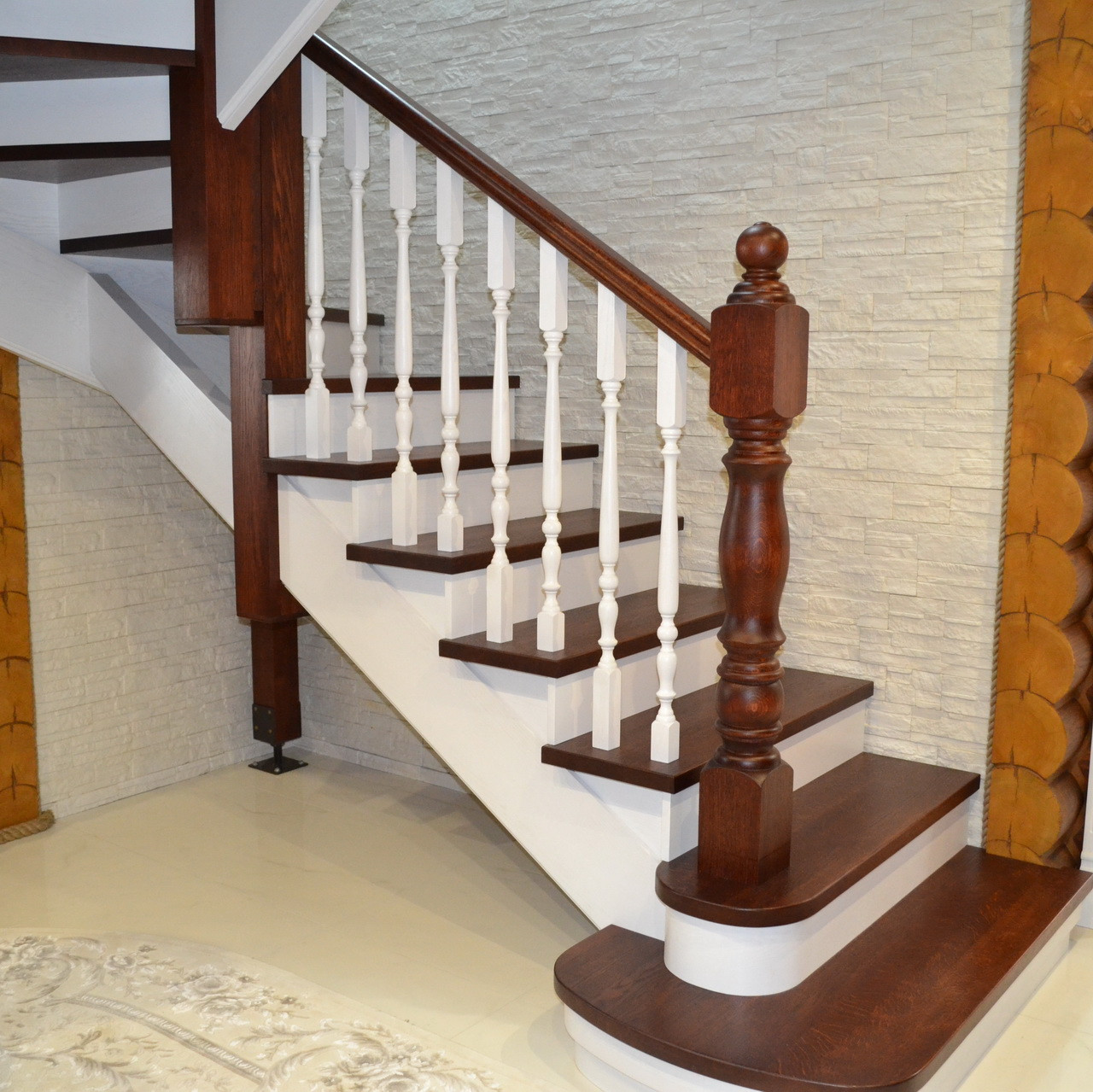 Лестница для деревянного дома - фото 3 - id-p84990493