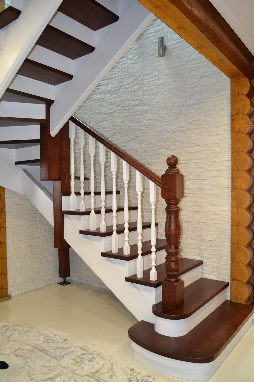Лестница для деревянного дома - фото 2 - id-p84990493