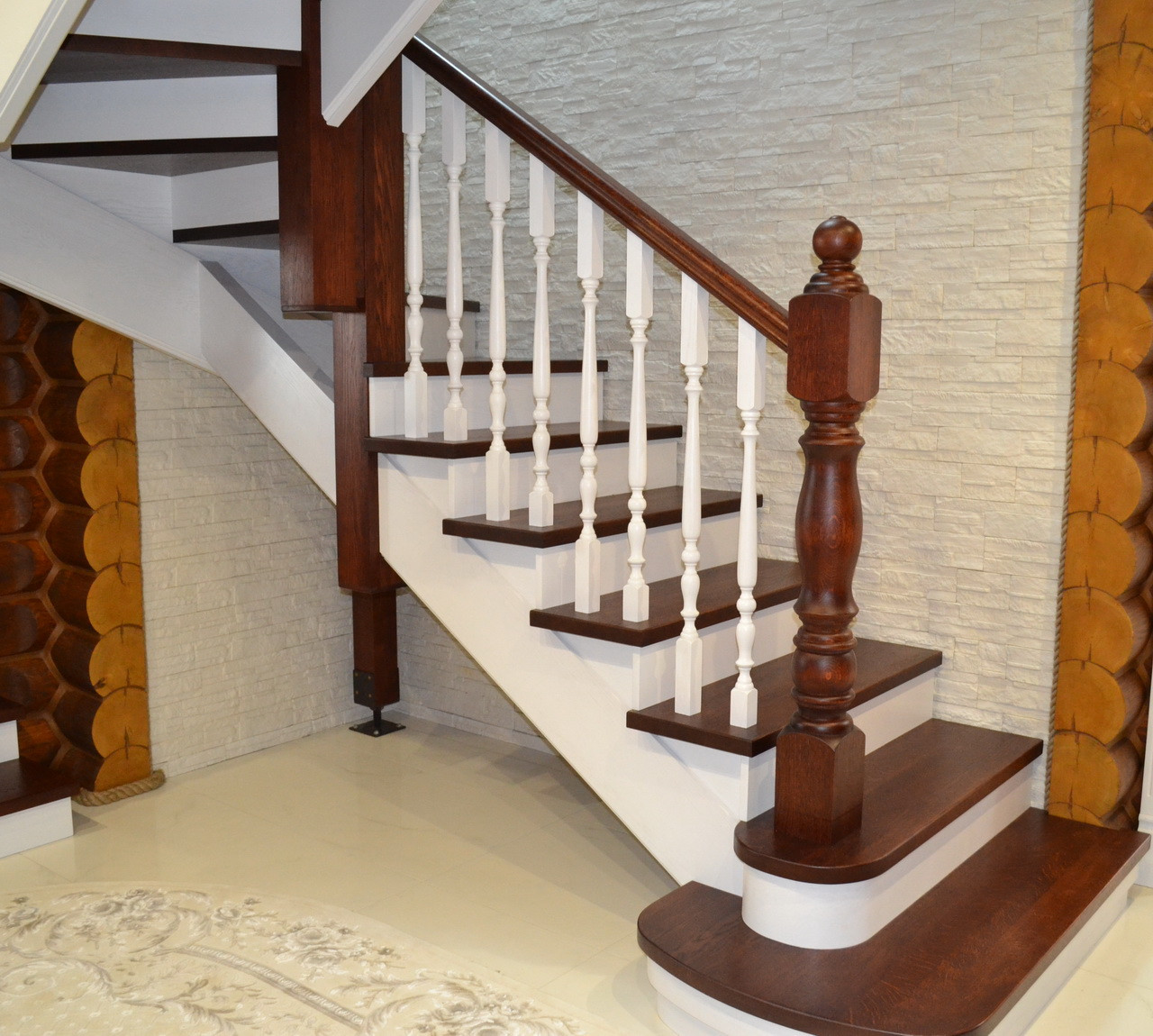 Лестница для деревянного дома - фото 4 - id-p84990493