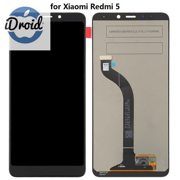 Дисплей (экран) Xiaomi Redmi 5 с тачскрином, черный