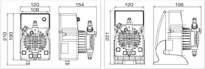 Насос DLX PH-RX-CL/M 15-4 230V PVDF, фото 2