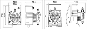 Насос DLX PH-RX/MBB 1-15 230V PVDF (1-15/2-10/3-5), фото 2