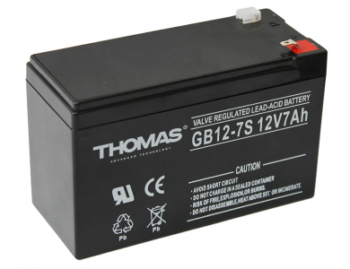 Аккумулятор Thomas 7а/ч GB 12-7SSS Eho ( акб для эхолотов Lowrance, Raymarine, Garmin)