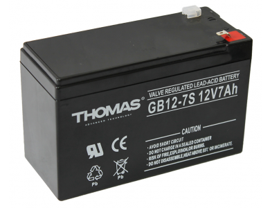 Аккумулятор Thomas 7а/ч GB 12-7SSS Eho ( акб для эхолотов Lowrance, Raymarine, Garmin) - фото 1 - id-p84995614