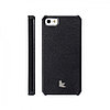 Чехол-накладка для Apple Iphone 5 / 5s / SE (Pu кожа) Jison Case black