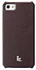 Чехол-накладка для Apple Iphone 5 / 5s / SE (Pu кожа) Jison Case brown