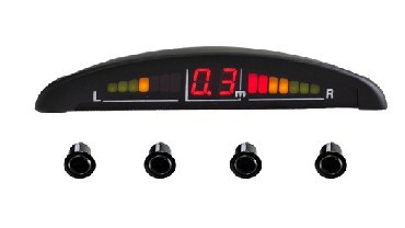 IP-416 SILVER Парктроник 4 датчика (19 mm) INTERPOWER