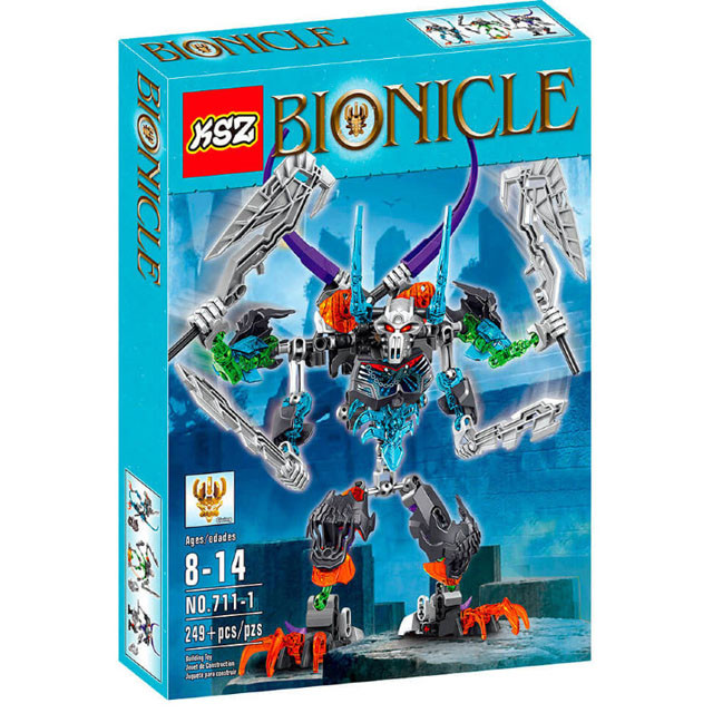 Конструктор KSZ Bionicle 711-1 "Стальной череп" (аналог Lego Bionicle) 249 деталей - фото 1 - id-p85003674
