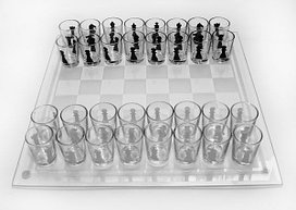 Игра "Пьяные шахматы", 32 стопки