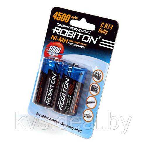 Аккумуляторная батарея Robiton HR14-2BL 4500mAh - фото 1 - id-p85001668