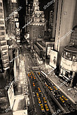 Фотообои "Улицы Нью-Йорка" стиль ретро