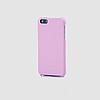 Чехол-накладка для Apple Iphone 5 / 5s / SE (Pu кожа) Hoco pink