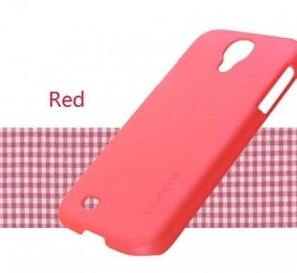 Чехол-накладка Baseus для Samsung i9500 Galaxy S4 (пластик) красный + в комплекте пленка, фото 1