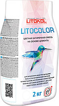 Цементная фуга Lito color 1-6 L.12  темно-серая 2 кг