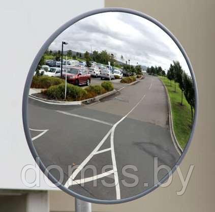 Зеркало сферическое для помещений d-300 мм с кронштейном на стену - фото 4 - id-p85044387