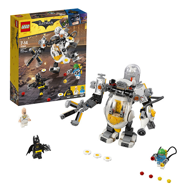 Конструктор Лего 70920 Бой с роботом Яйцеголового The Lego Batman Movie