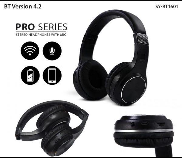 Накладные наушники ProSeries SY-BT1601 Wireless wiht mic - фото 4 - id-p85068799