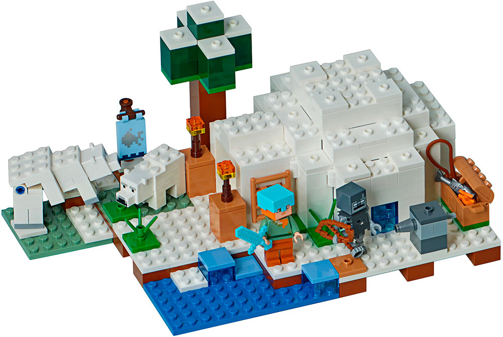 Конструктор JLB 3D72 Minecraft Иглу (аналог LEGO Minecraft 21142) 341 д - фото 6 - id-p85070489