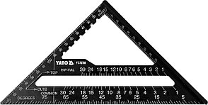 Угольник для плотника и столяра 180мм "Yato" YT-70786