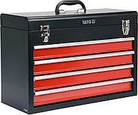 Ящик для инструмента металлический с 4-мя выдвижными полками "Yato"YT-08874