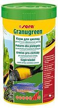 Sera Granugreen (гранулы), 250ml/135g - корм для травоядных цихлид (гранулы)