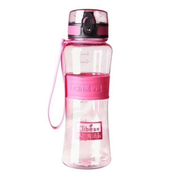 Бутылка для воды «Clibe» розовая 450 мл. - фото 1 - id-p84175919