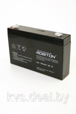 Герметизированная свинцово-кислотная аккумуляторная батарея с клапанным регулированием VRLA6-7.0 - фото 1 - id-p85170829
