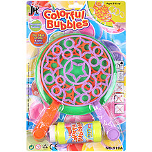 Мыльные пузыри с двумя формами для выдувания в наборе (игрушка)