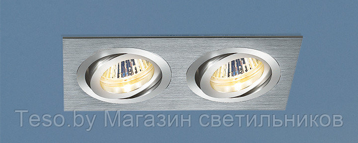 Алюминиевый точечный светильник 1011/2 MR16 CH хром (немецкое качество) 