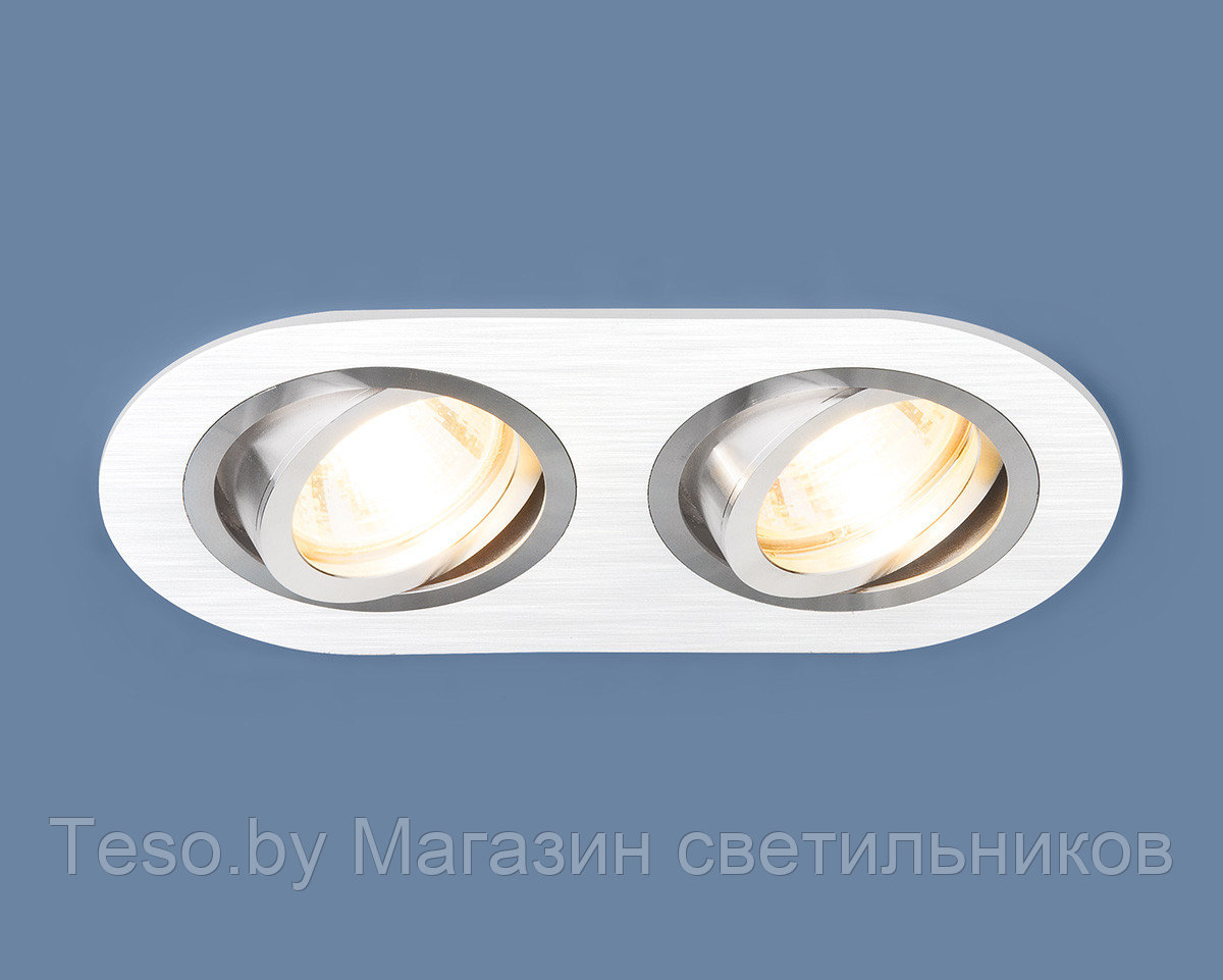 Алюминиевый точечный светильник 1061/2 MR16 WH белый (немецкое качество) 